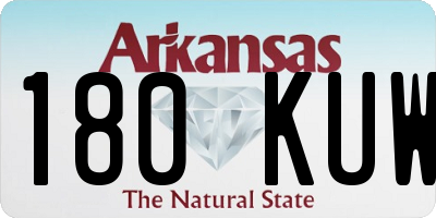AR license plate 180KUW
