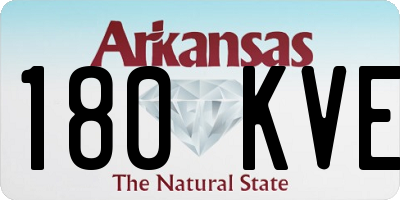 AR license plate 180KVE
