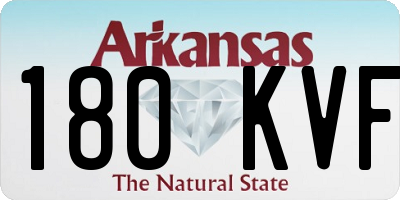 AR license plate 180KVF