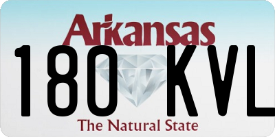 AR license plate 180KVL