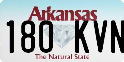 AR license plate 180KVN