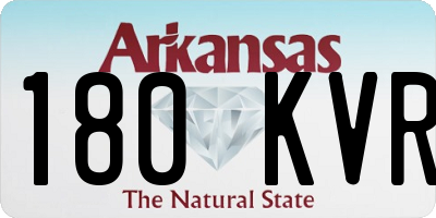 AR license plate 180KVR