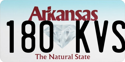 AR license plate 180KVS