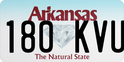 AR license plate 180KVU