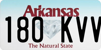 AR license plate 180KVV