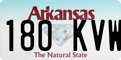 AR license plate 180KVW