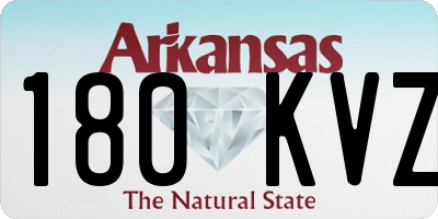 AR license plate 180KVZ