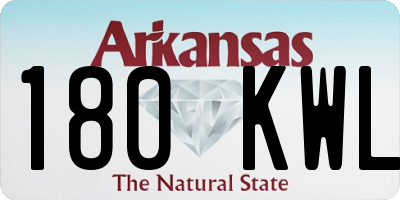 AR license plate 180KWL
