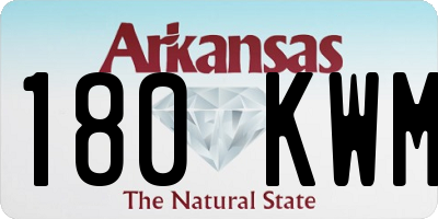 AR license plate 180KWM