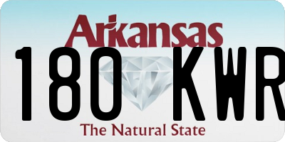AR license plate 180KWR