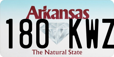 AR license plate 180KWZ