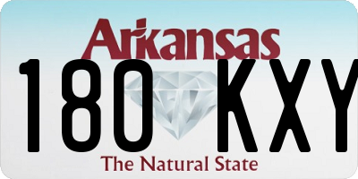 AR license plate 180KXY