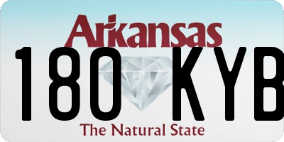AR license plate 180KYB