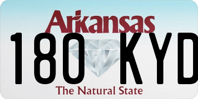 AR license plate 180KYD