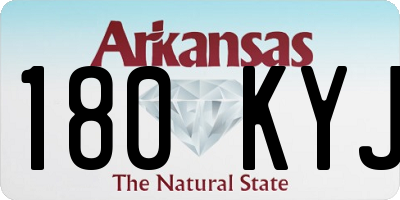 AR license plate 180KYJ
