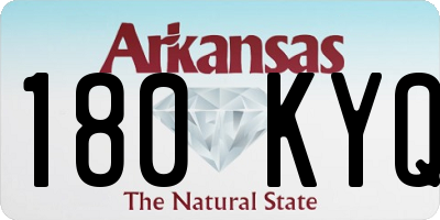 AR license plate 180KYQ