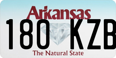 AR license plate 180KZB