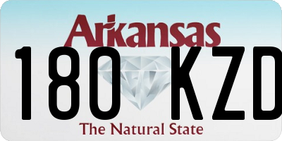 AR license plate 180KZD