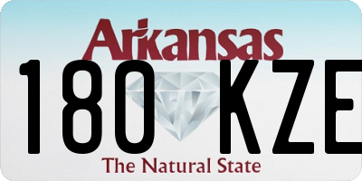 AR license plate 180KZE