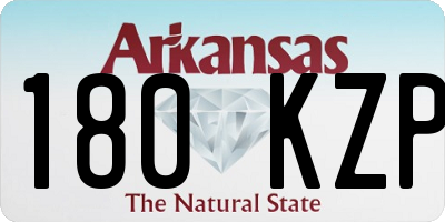 AR license plate 180KZP