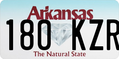 AR license plate 180KZR