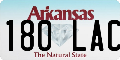 AR license plate 180LAC