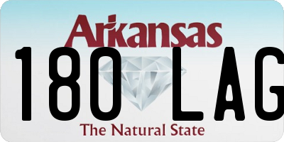 AR license plate 180LAG