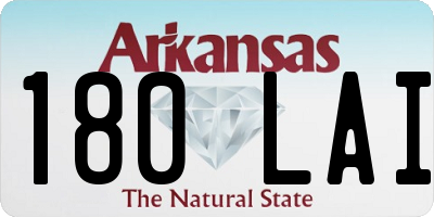 AR license plate 180LAI