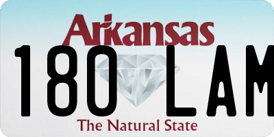 AR license plate 180LAM
