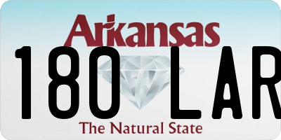 AR license plate 180LAR
