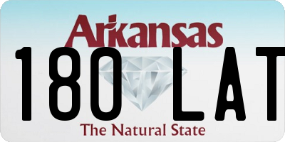 AR license plate 180LAT