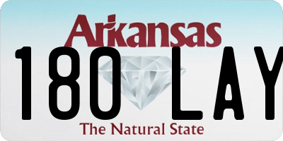 AR license plate 180LAY