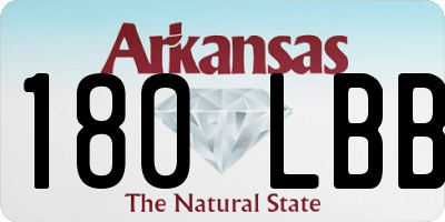 AR license plate 180LBB