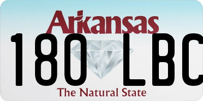 AR license plate 180LBC
