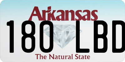 AR license plate 180LBD