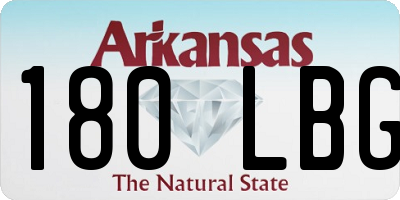 AR license plate 180LBG