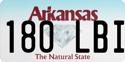 AR license plate 180LBI