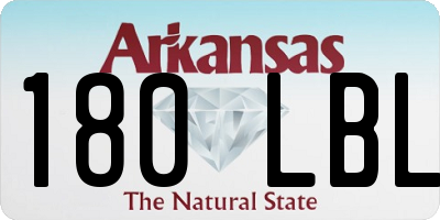 AR license plate 180LBL