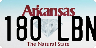 AR license plate 180LBN