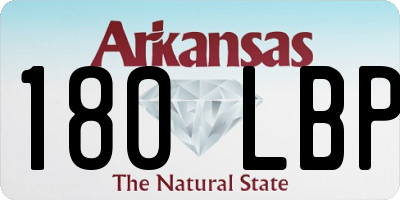 AR license plate 180LBP