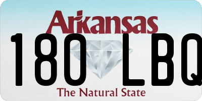 AR license plate 180LBQ