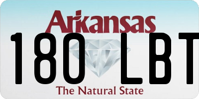 AR license plate 180LBT