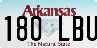 AR license plate 180LBU