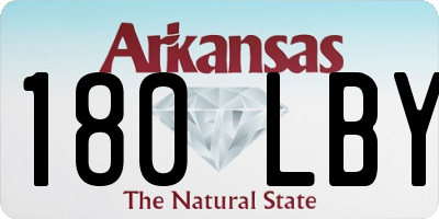 AR license plate 180LBY