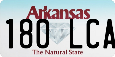 AR license plate 180LCA