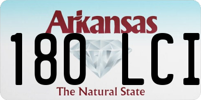 AR license plate 180LCI