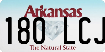 AR license plate 180LCJ