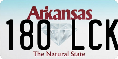 AR license plate 180LCK