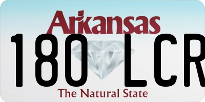 AR license plate 180LCR