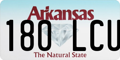 AR license plate 180LCU